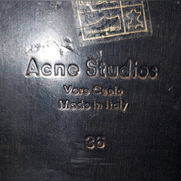 ACNE STUDIOS ☆ Modern Bootie ☆ SIZE 36 EUR/ 6 US WOMENS ☆ Black White - Picture 10 of 11